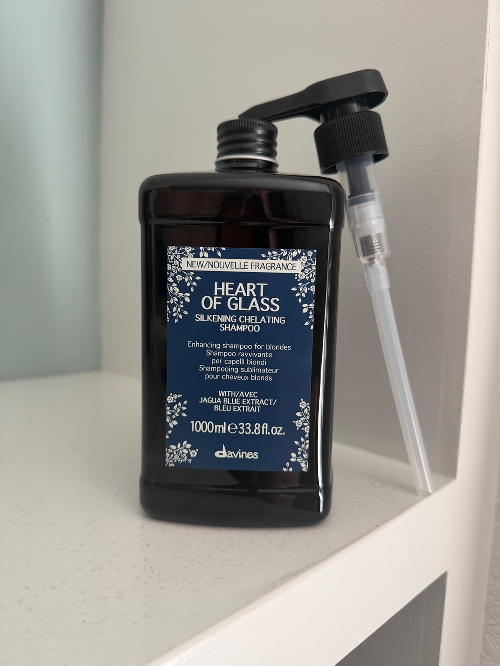 Davines Heart of Glass Silkening Shampoo - New 1000 ML 33.8 oz with pump